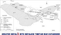 Greater Nepal with Nepalese Tibetan war Expansions
